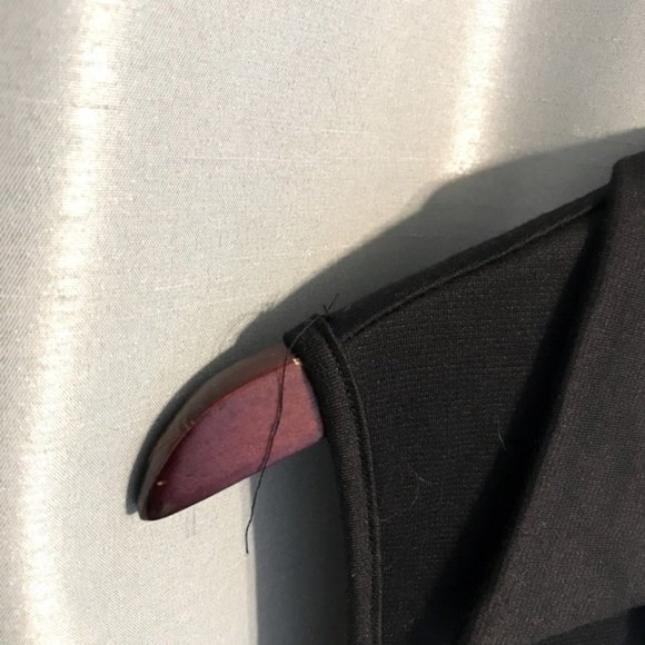 Lovely Day black dress with collar and belt - Picture 6 of 9